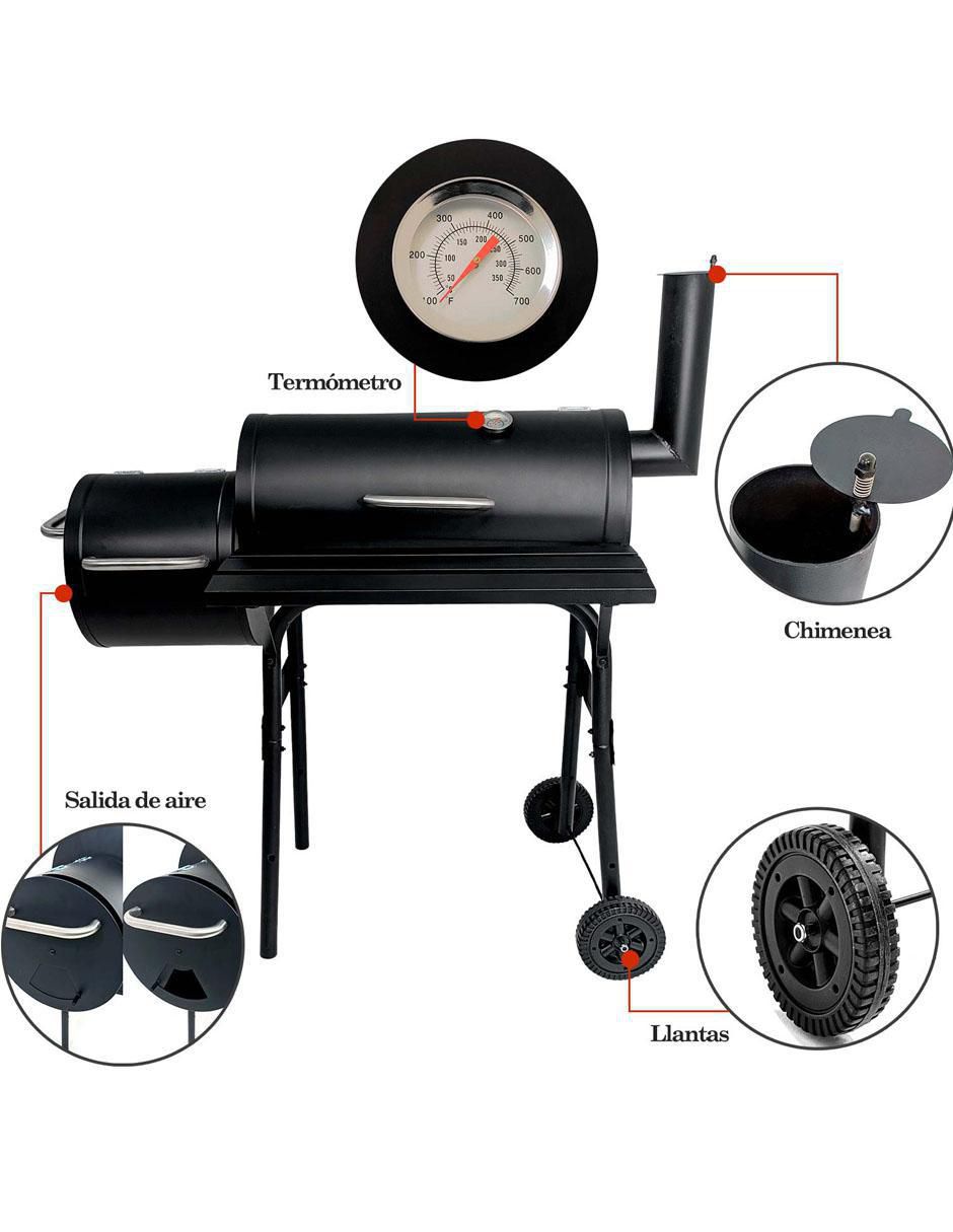 Asador de carbón Mkz-Asadobbqsneg 8