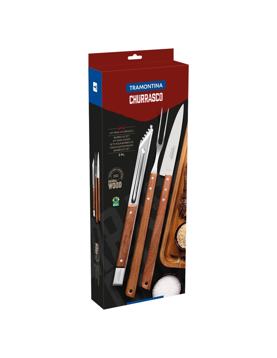 Set de cuchillos para trinchar Churrasco 3 piezas 5