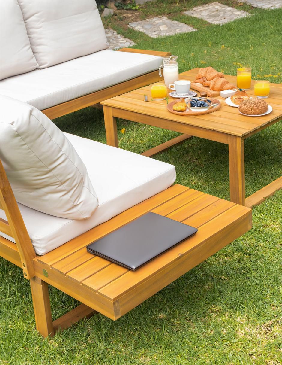 Set modular Lectus de madera 8