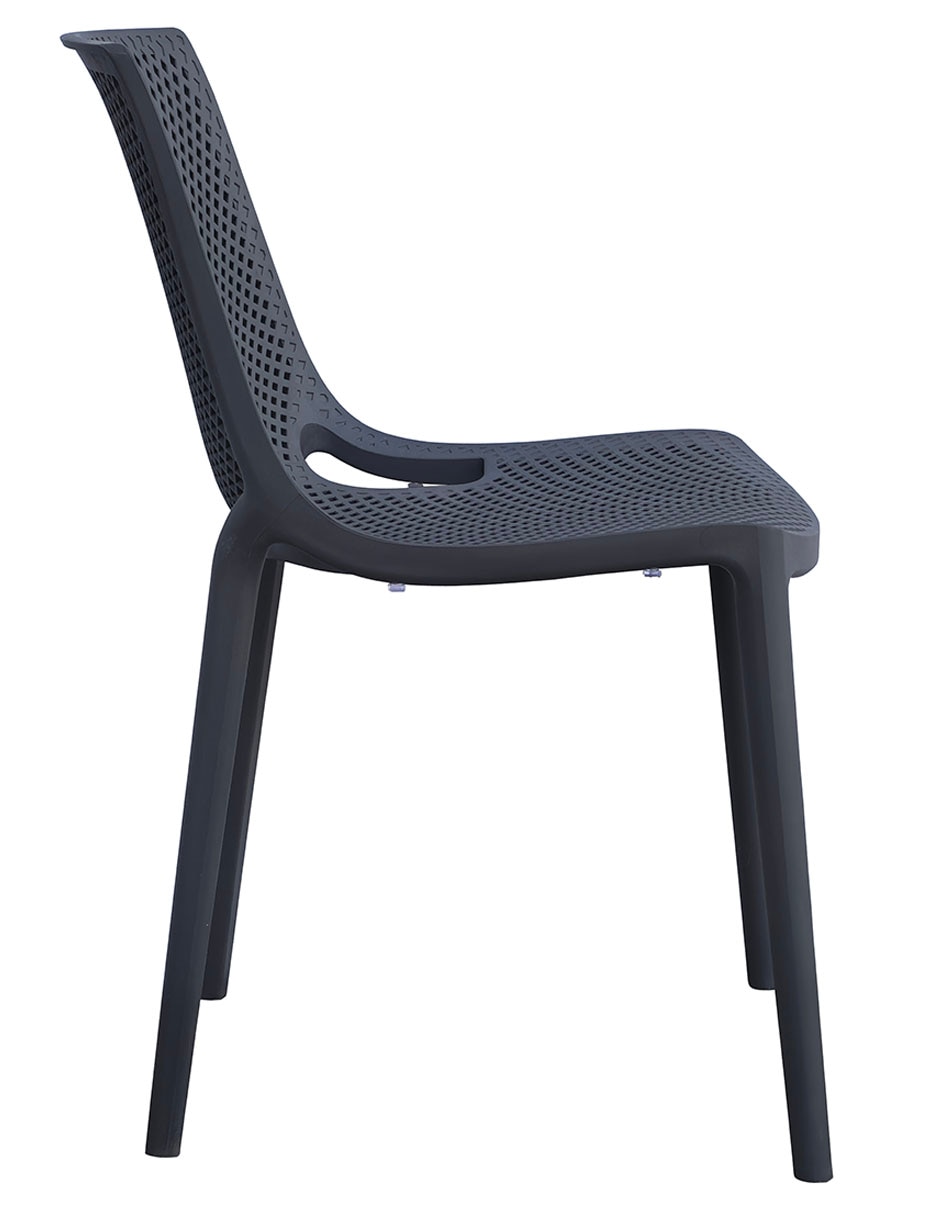 Silla sin brazos Meilin de plástico 4