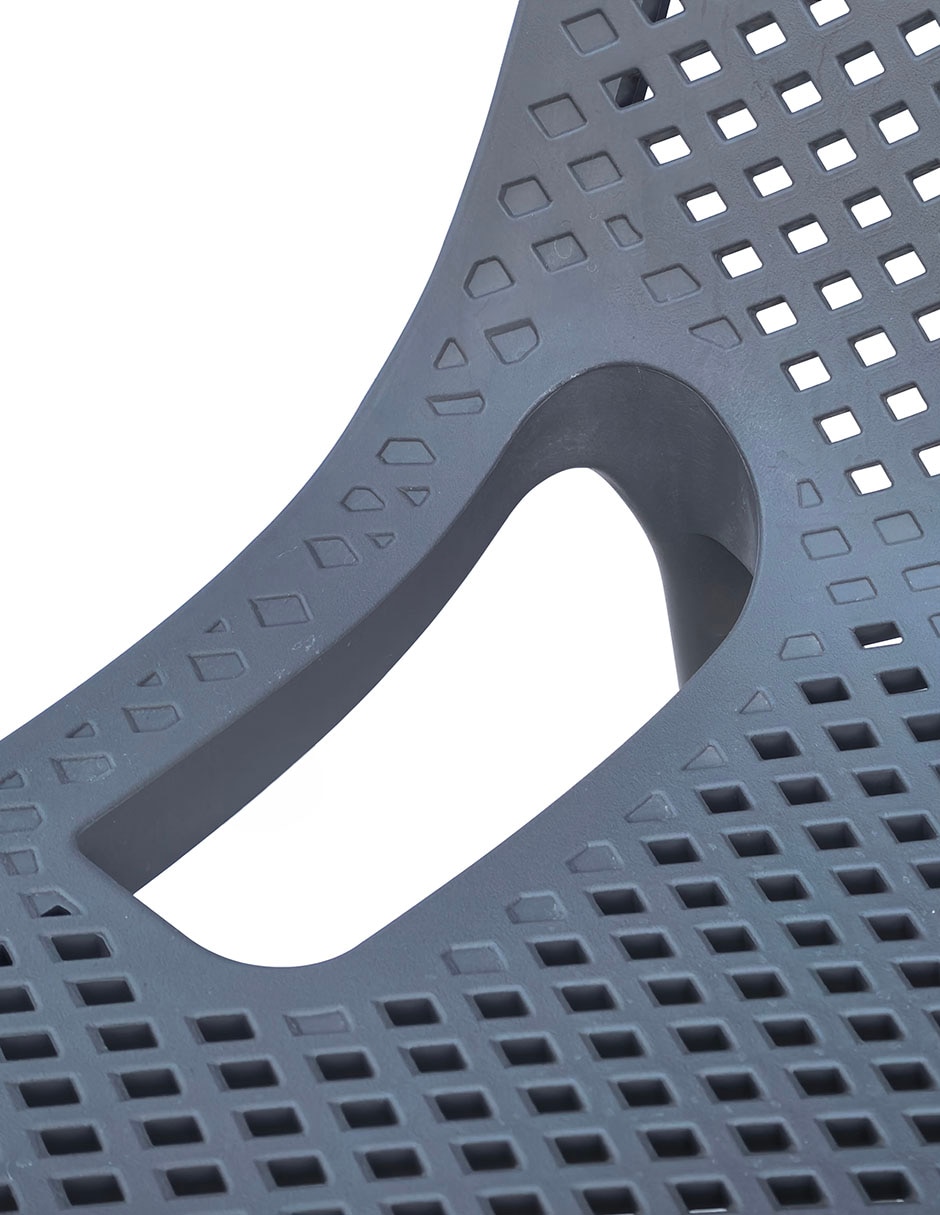 Silla sin brazos Meilin de plástico 7