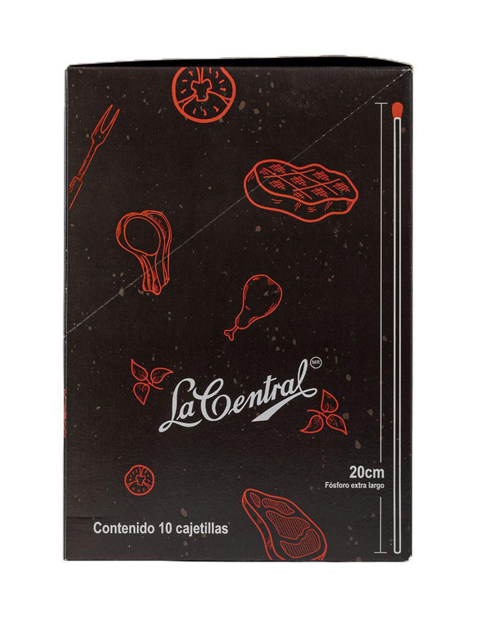 Paquete de fósforos Parrillero 5