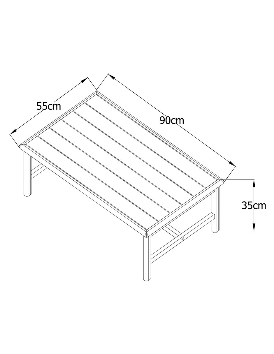 Mesa de madera acacia 6