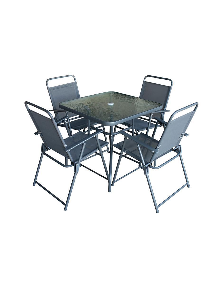 Comedor Jardín para 4 personas de cristal