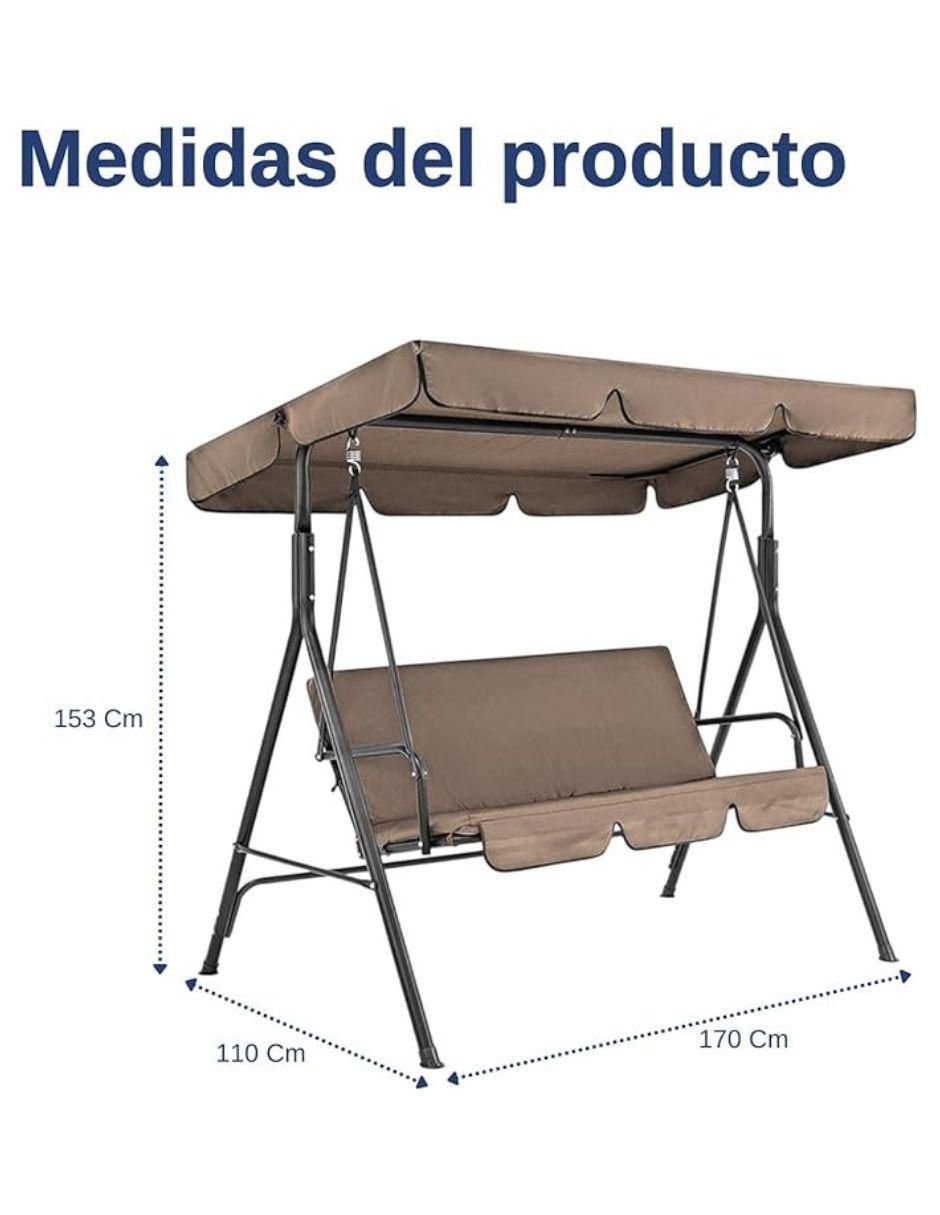 Columpio de jardín bluelander