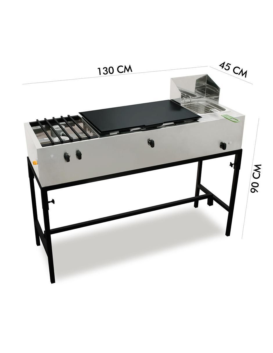 Plancha EMO-022 de acero inoxidable 7