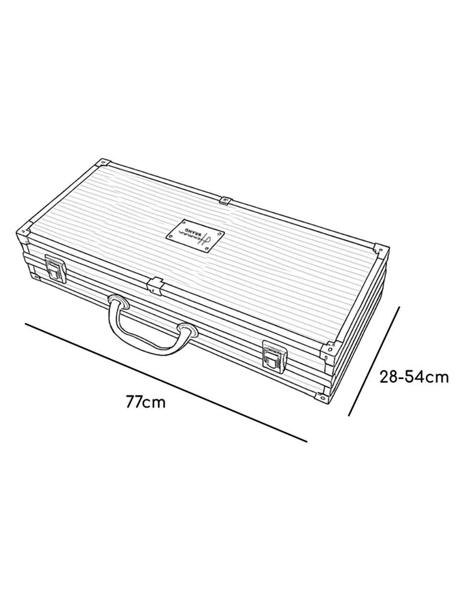 Set utensilios para asar de acero inoxidable 7
