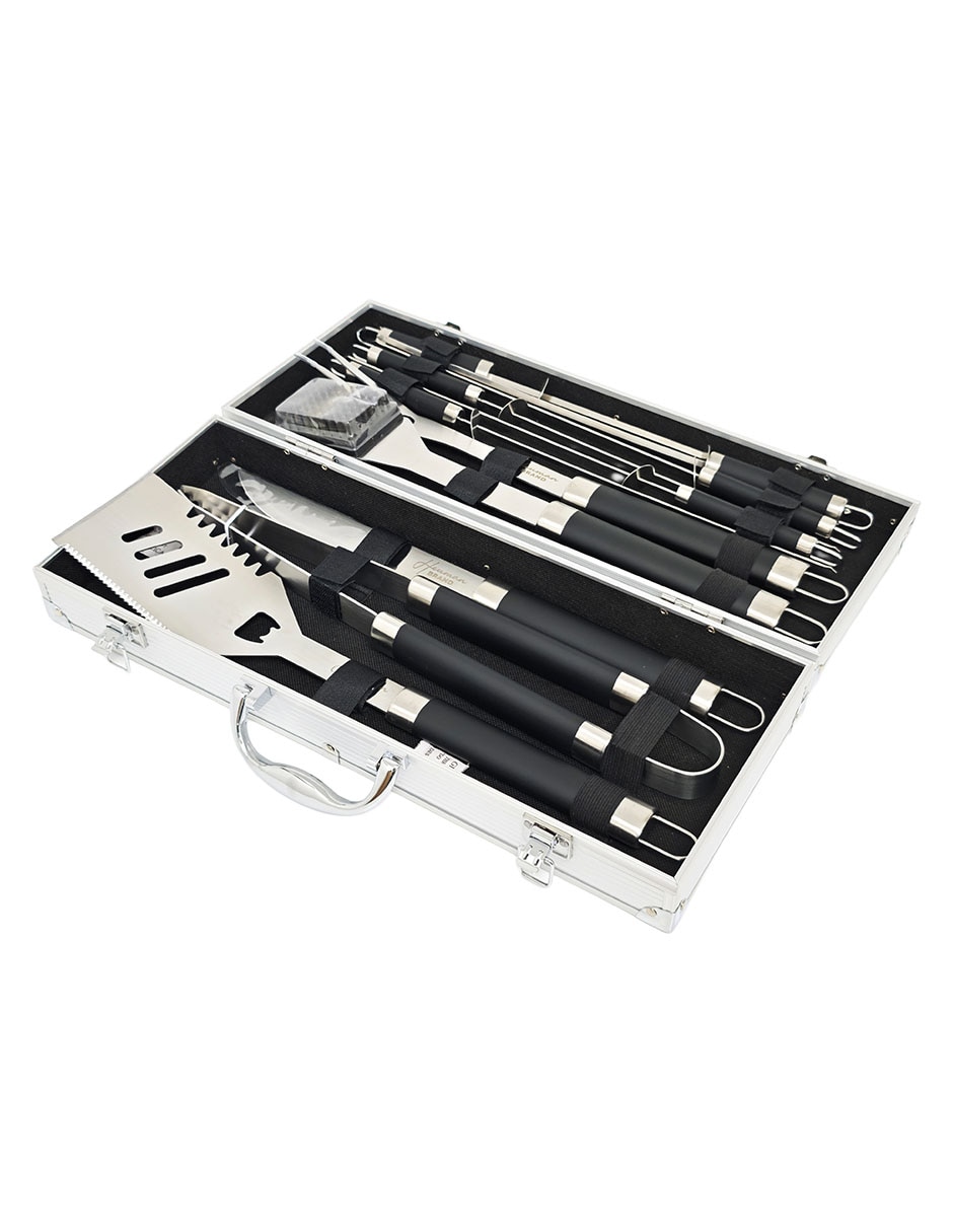 Set utensilios para asar de acero inoxidable 3