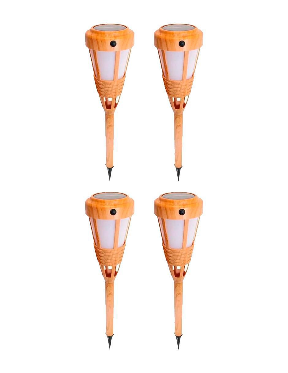 Lámpara solar LED 4 piezas