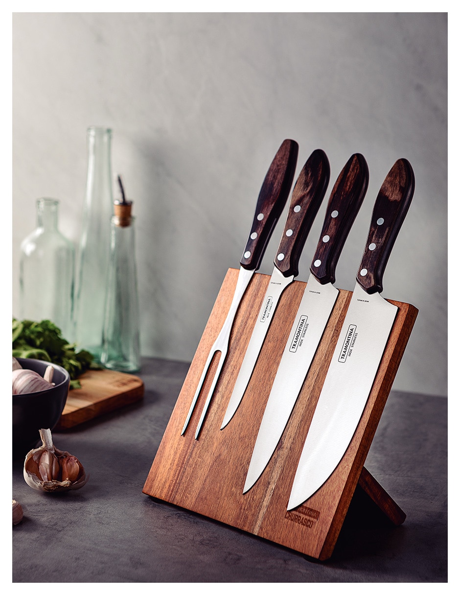 Set utensilios para asar de acero inoxidable 3