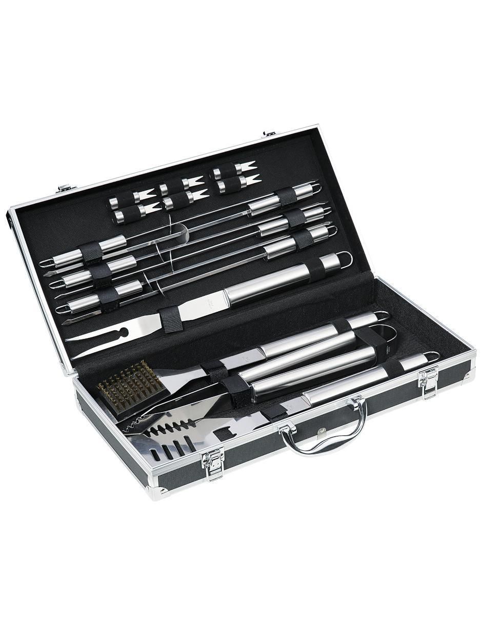 Set BBQ Arizona de acero inoxidable para parrilladas 4