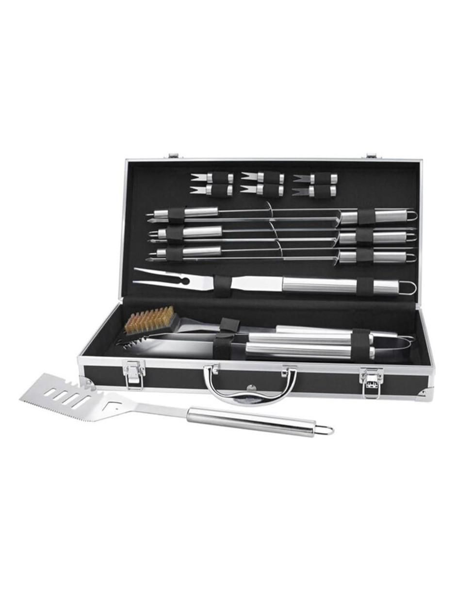 Set BBQ Arizona de acero inoxidable para parrilladas 5