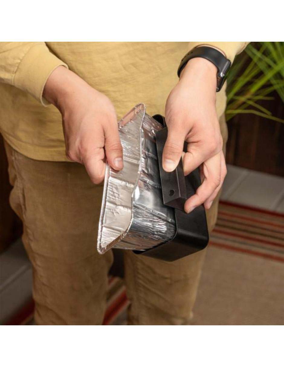 Charola para carbón de aluminio 2