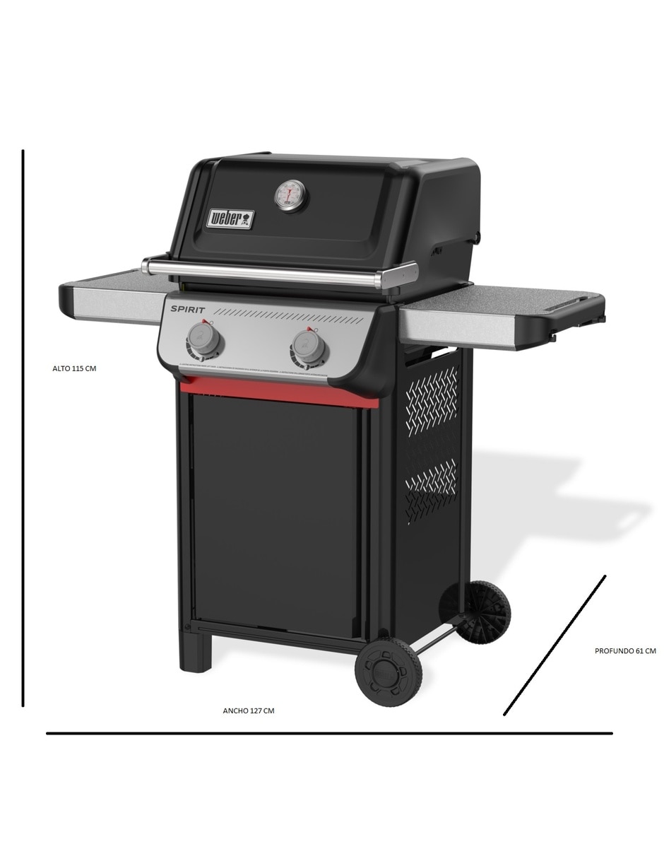 Asador de gas E-210 9