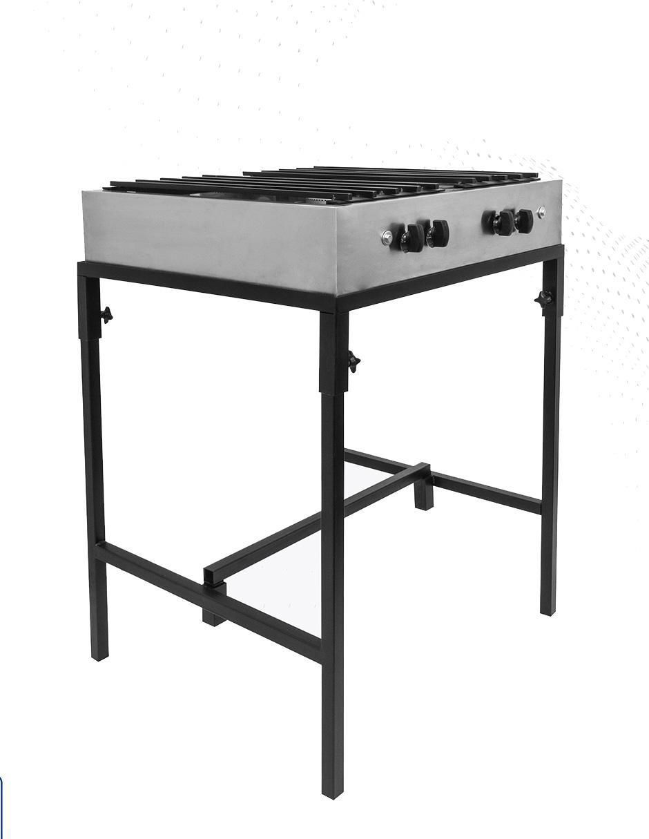 Parrilla de acero inoxidable 4