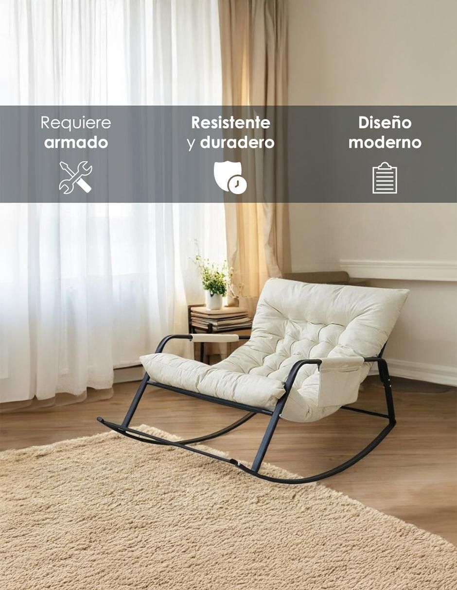 Mecedora Oslo de acero 2