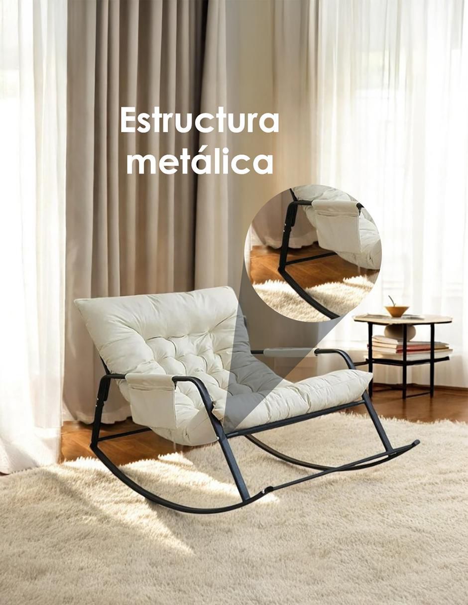 Mecedora Oslo de acero 7