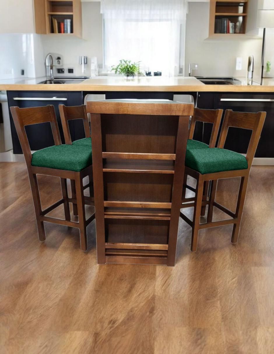 Antecomedor para 4 personas de madera 5