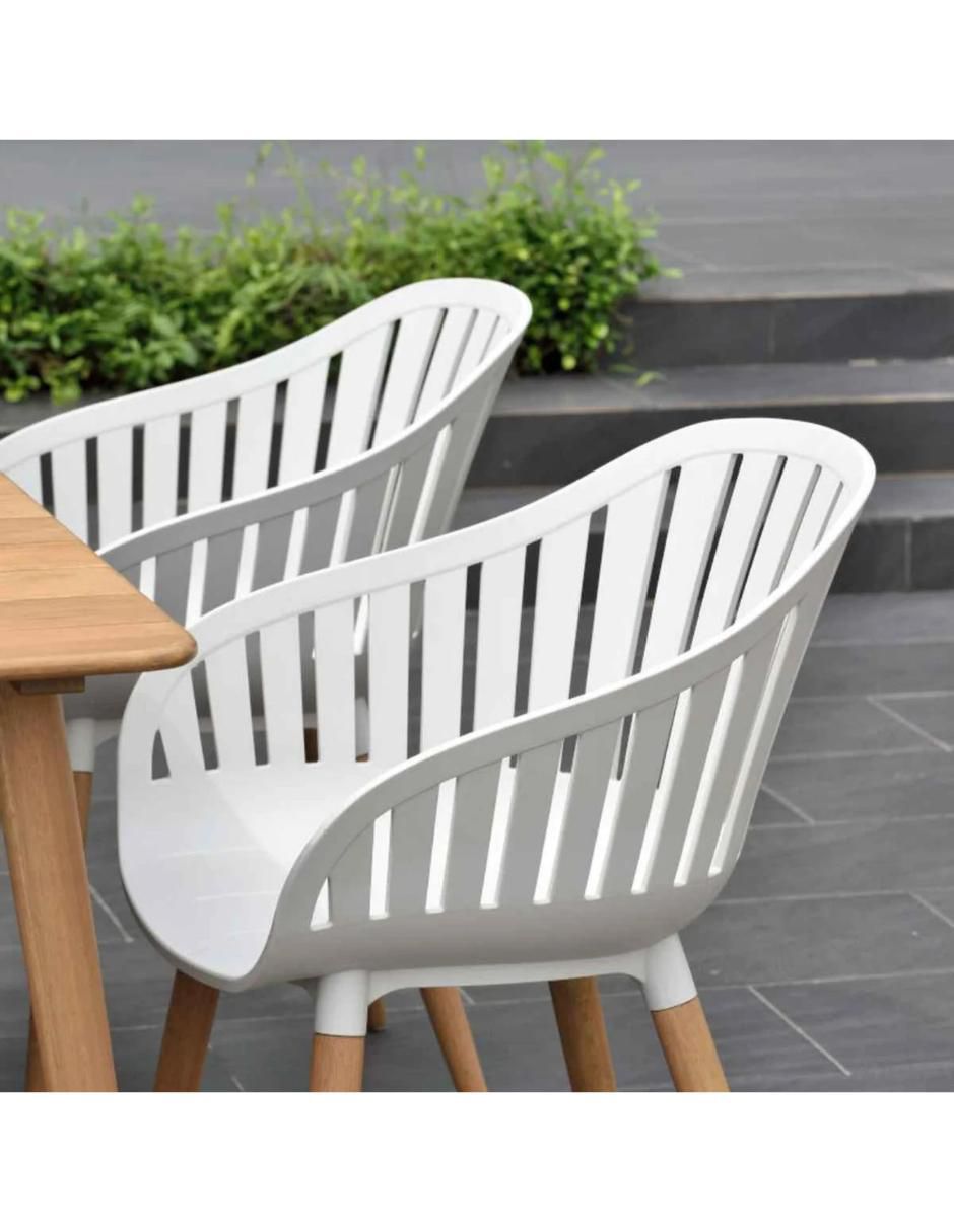 Comedor Mykonos para 8 personas de madera de teca 10