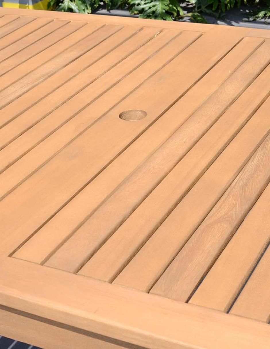 Comedor Mykonos Midtown Concept para 8 personas de madera de teca