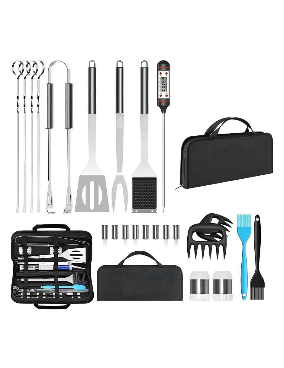 Set utensilios para asar de acero inoxidable 2