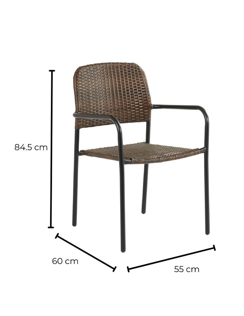 Silla 1 piezas de acero 6