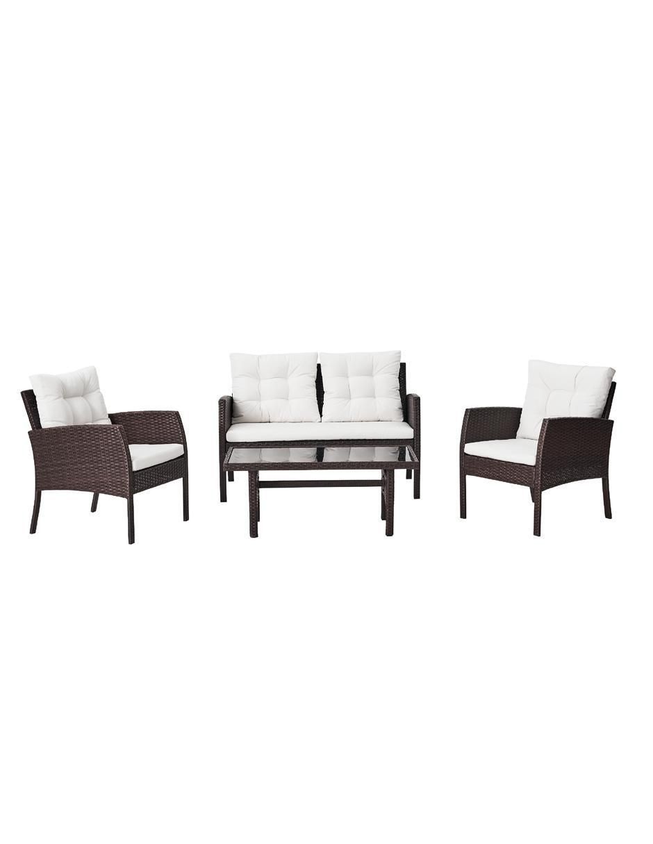 Set modular de ratán PVC