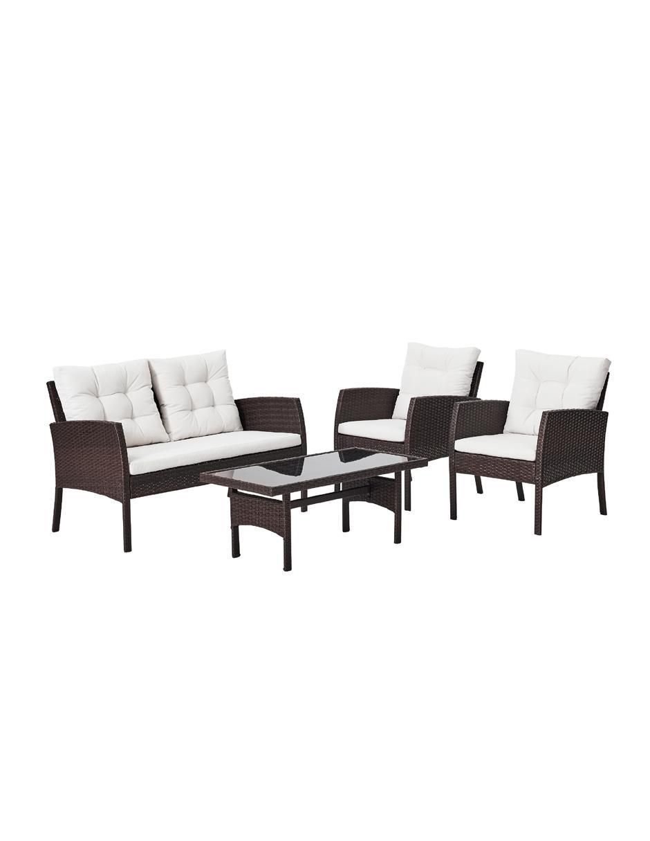 Set modular de ratán PVC 2