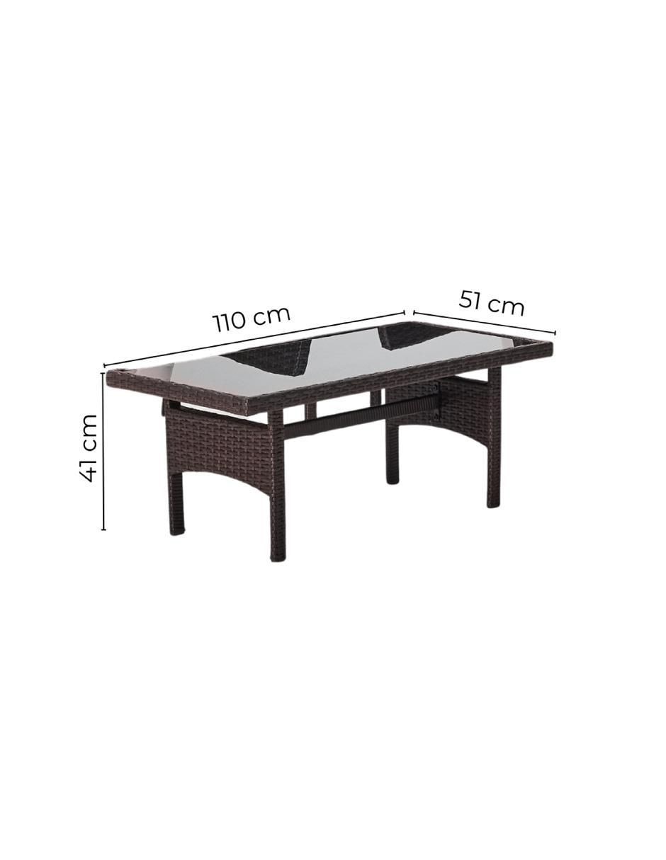 Set modular de ratán PVC 9