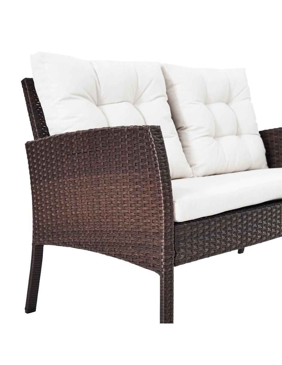 Set modular de ratán PVC 3