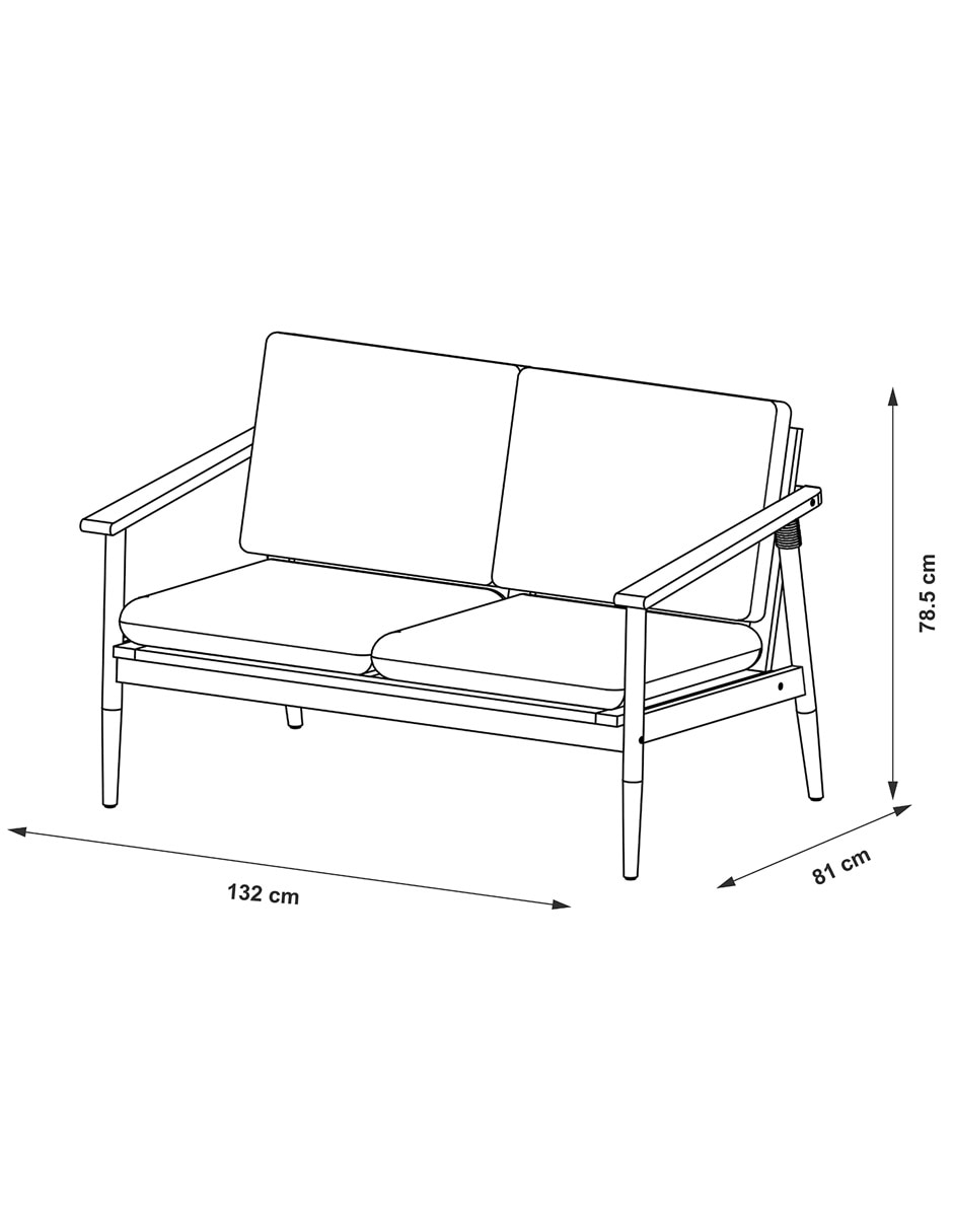 Love seat Amanda 7