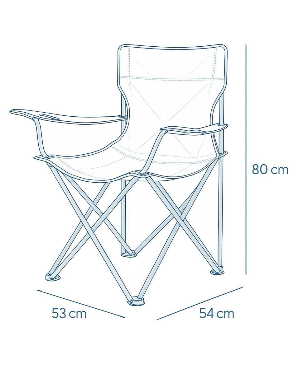 Set de sillas plegables 2 piezas 3