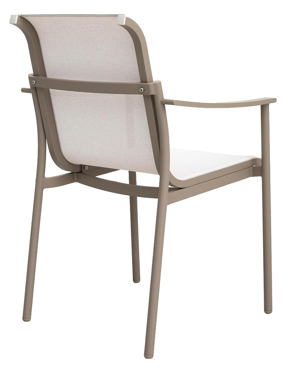 Silla con brazos Aster de textileno 4