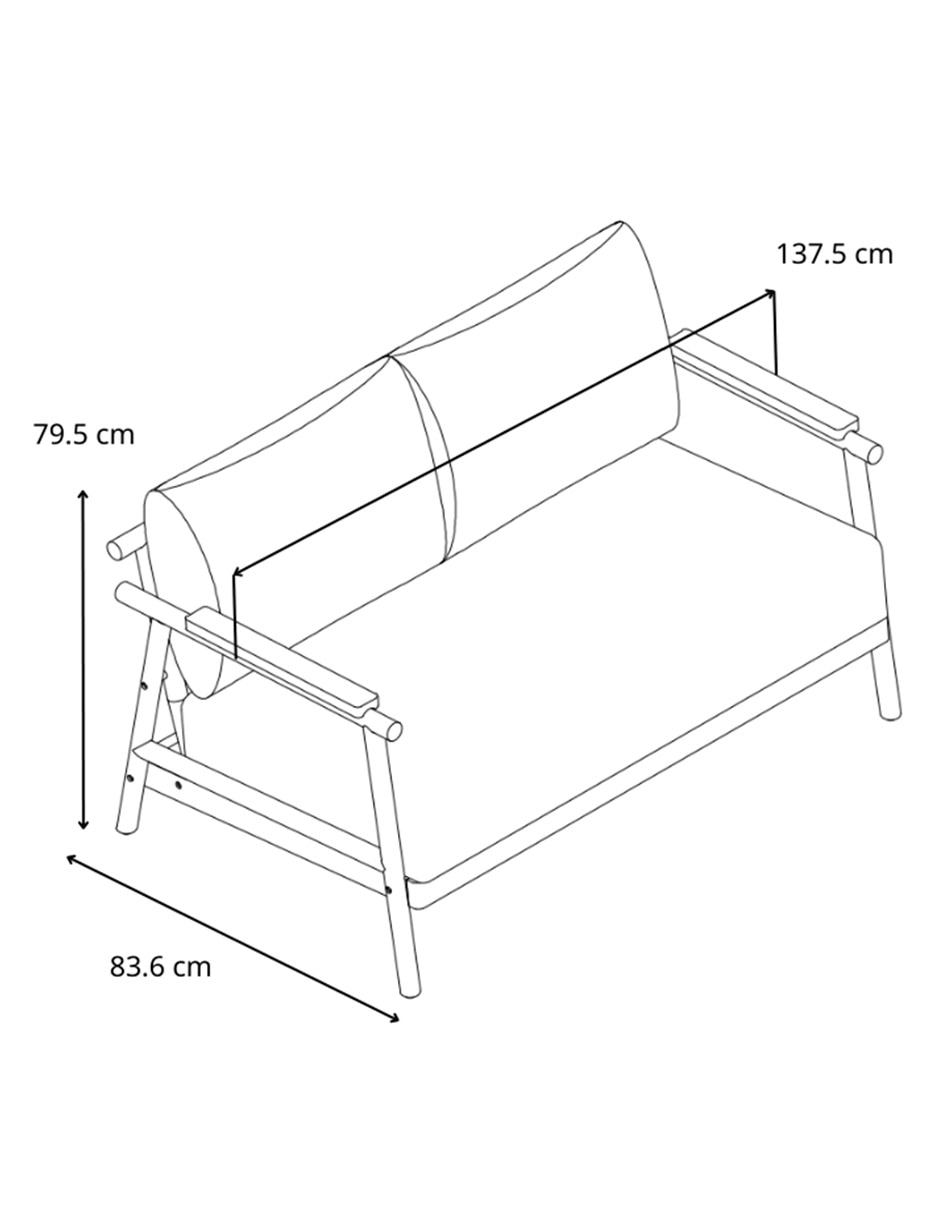 Love seat Meret 7