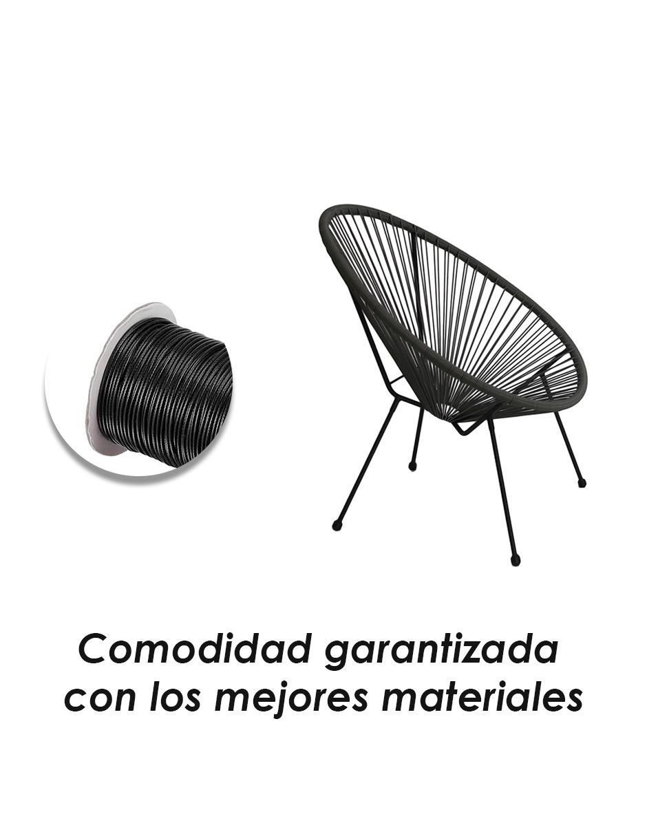 Juego de sillas 2 "piezas" acapulco ilios innova "de" acero adulto