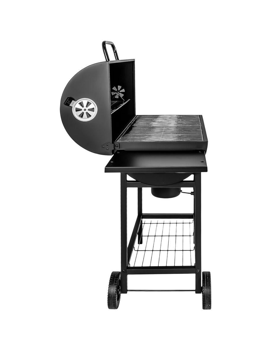 Asador carbón mkz-asadocarmet70 de acero inoxidable 10