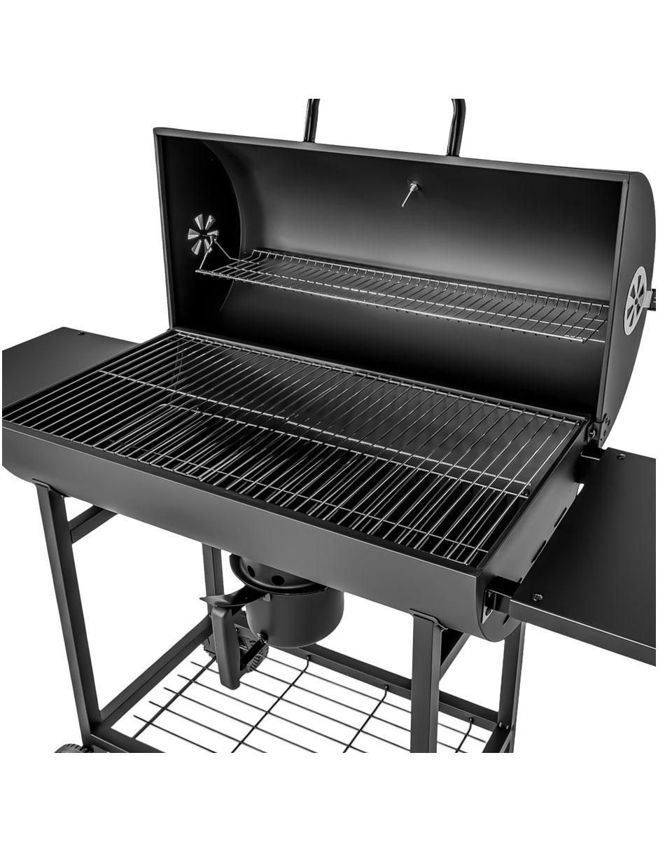 Asador carbón mkz-asadocarmet70 de acero inoxidable 11
