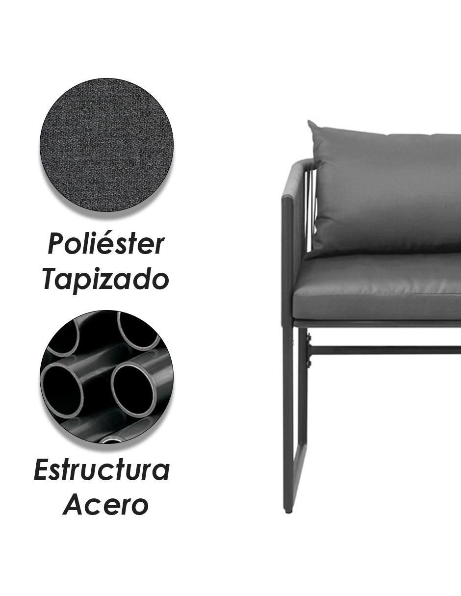 Silla set 2 piezas de metal 5