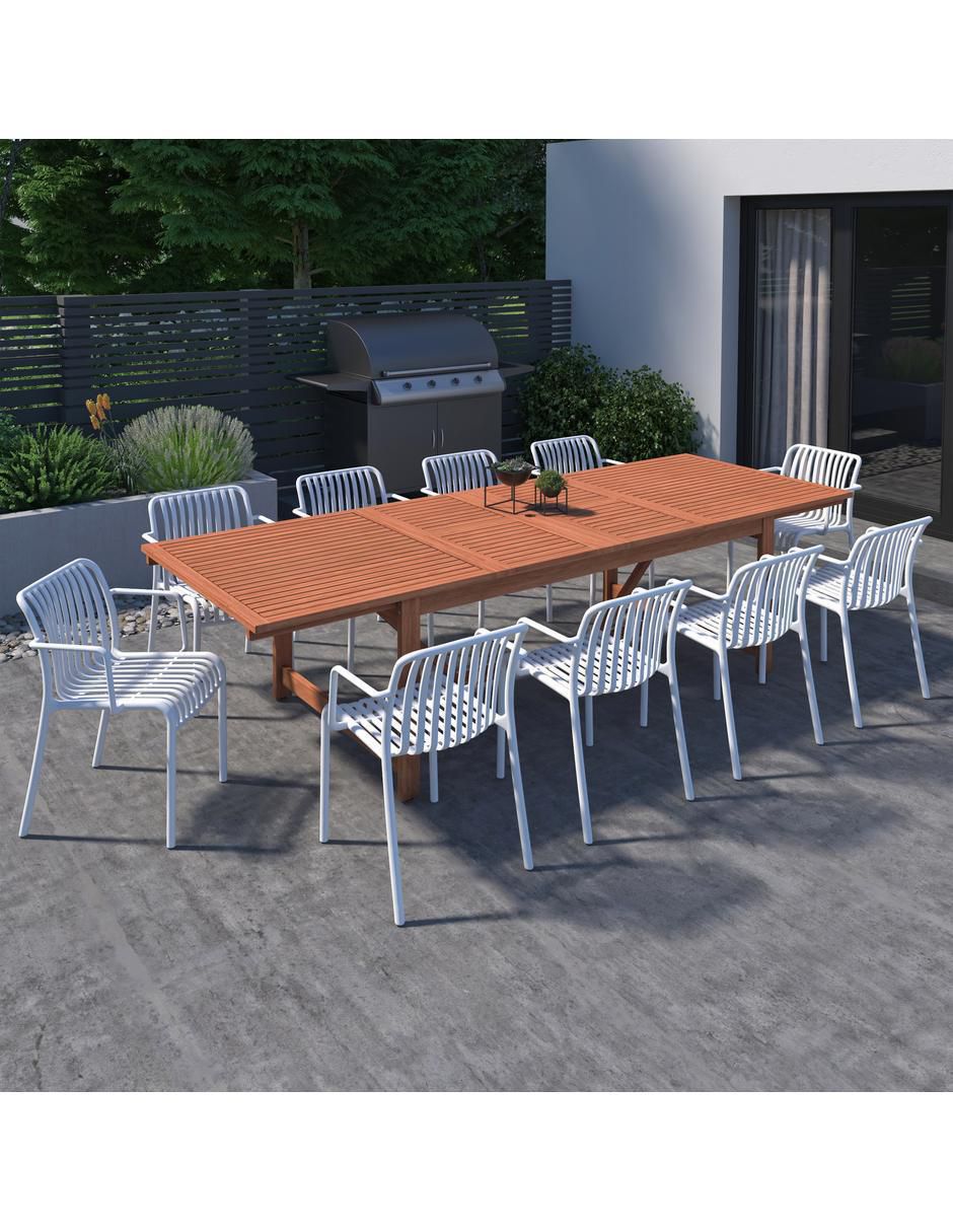 Comedor Montana Midtown Concept para 10 personas de madera de eucalipto