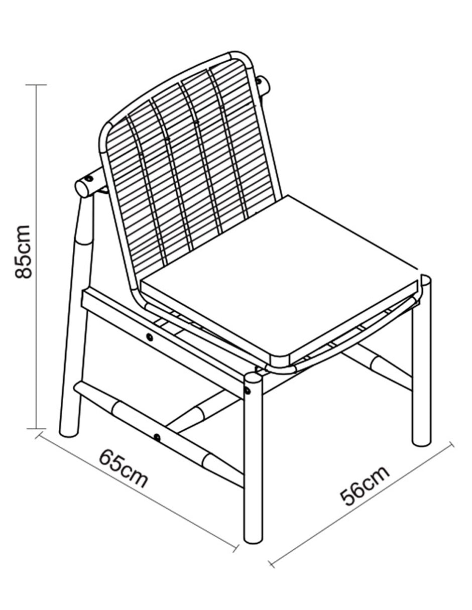 Silla de madera acacia 15