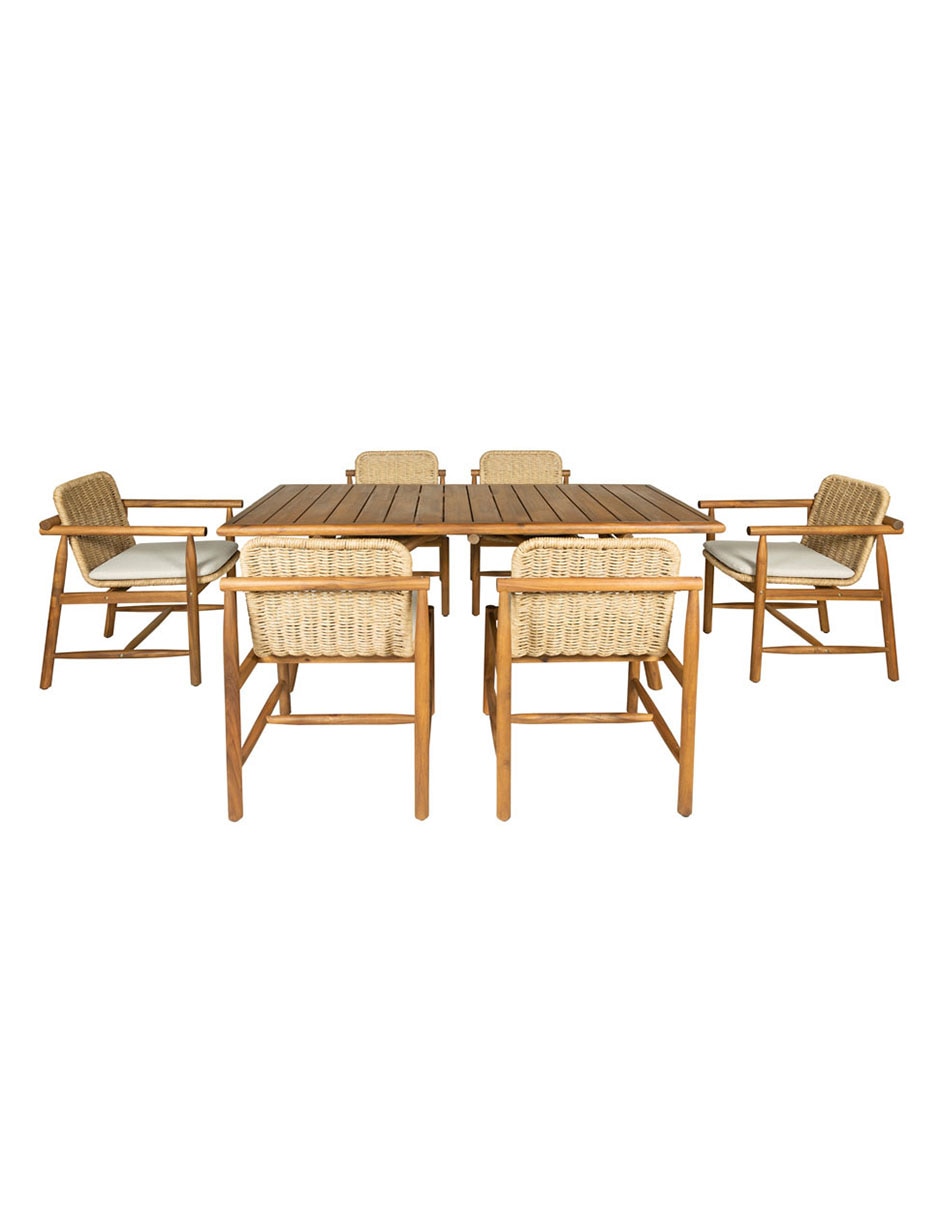 Silla de madera acacia 10