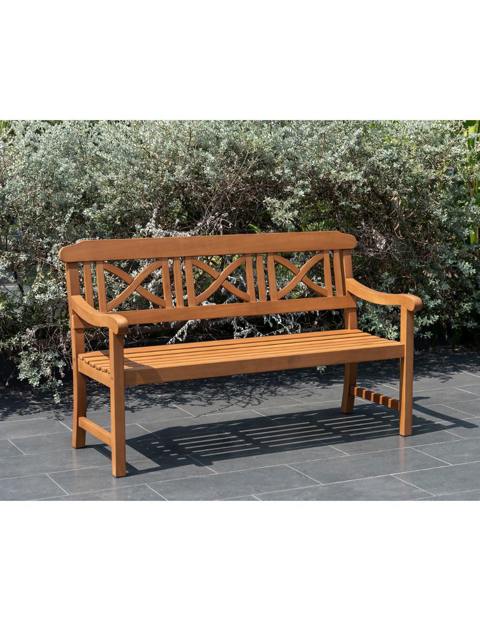 Banca Softcross de madera eucalipto 2