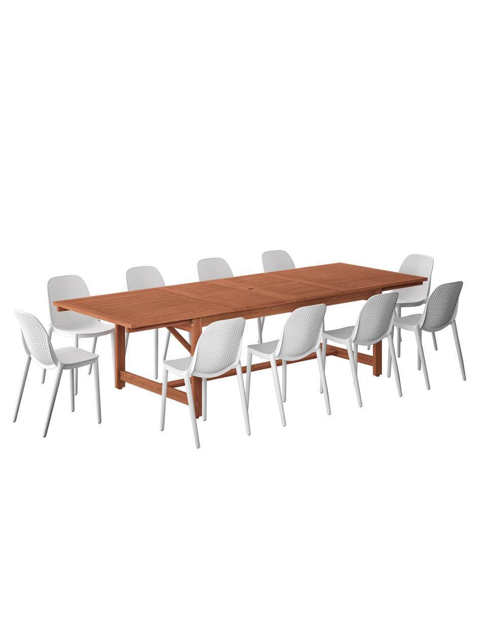 Comedor Saigon para 10 personas de madera de eucalipto Comedor Saigon para 10 personas de madera de eucalipto