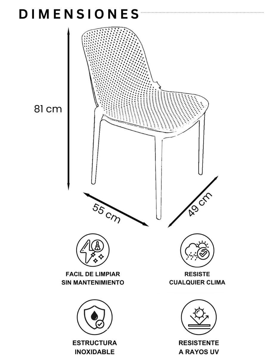 Comedor Saigon para 10 personas de madera de eucalipto 11
