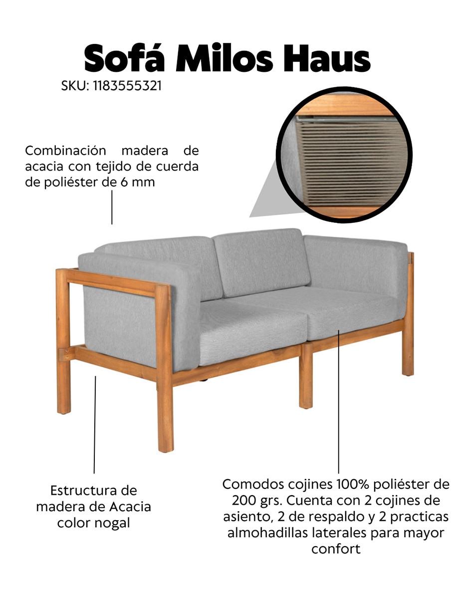 Love seat Milos 13