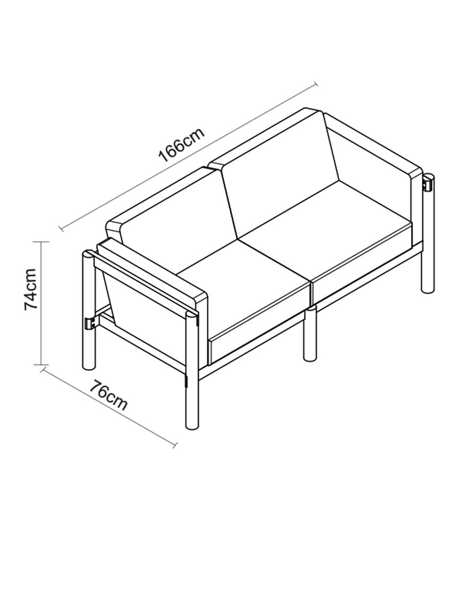 Love seat Milos 15