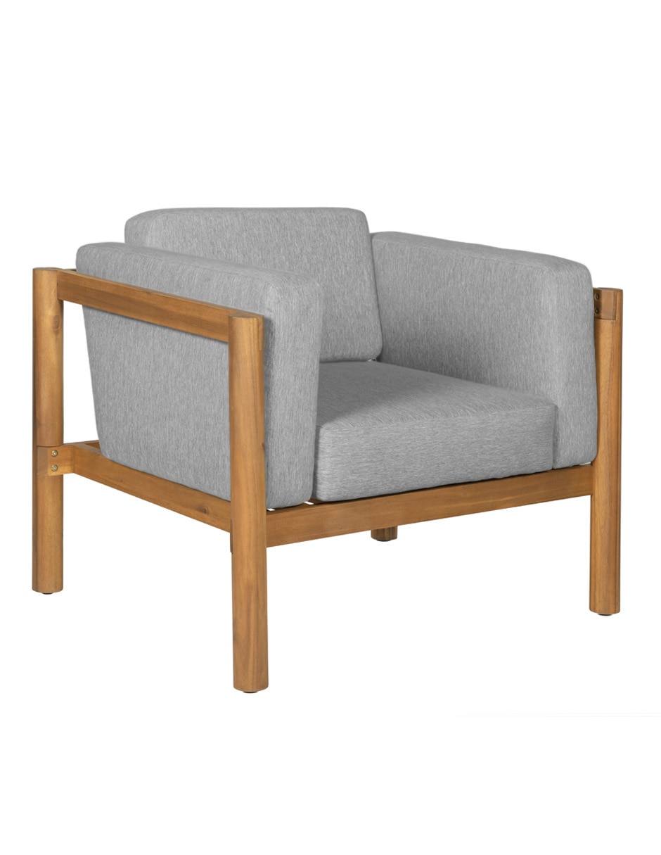 Sillón Milos de madera 2