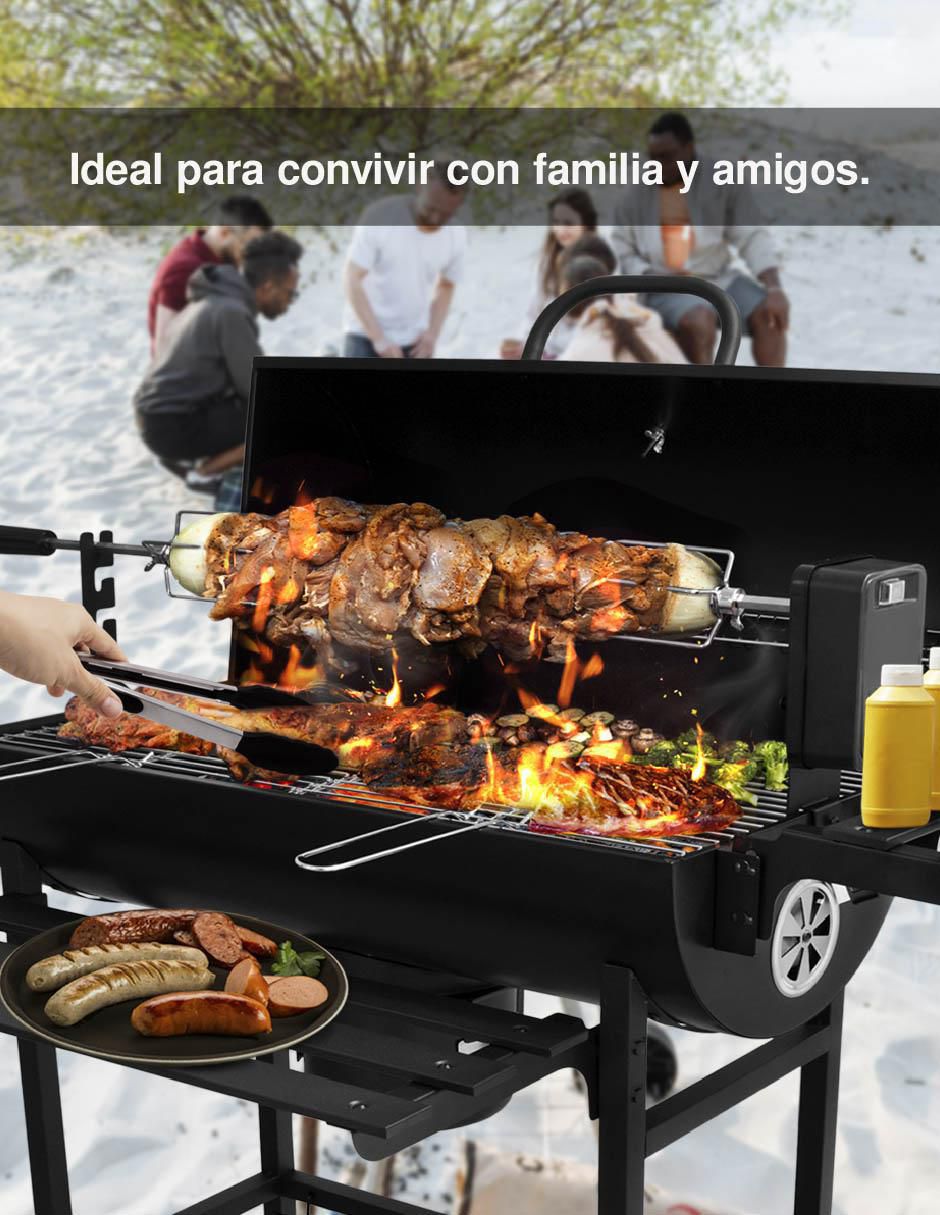 Asador carbón BBQ 3