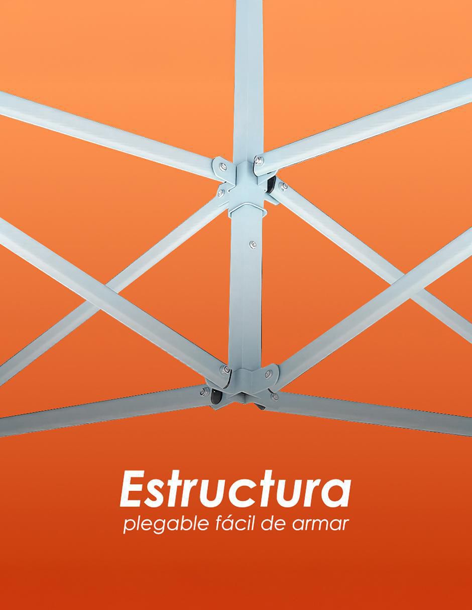 Carpa ancho 200 cm x largo 200 cm 5