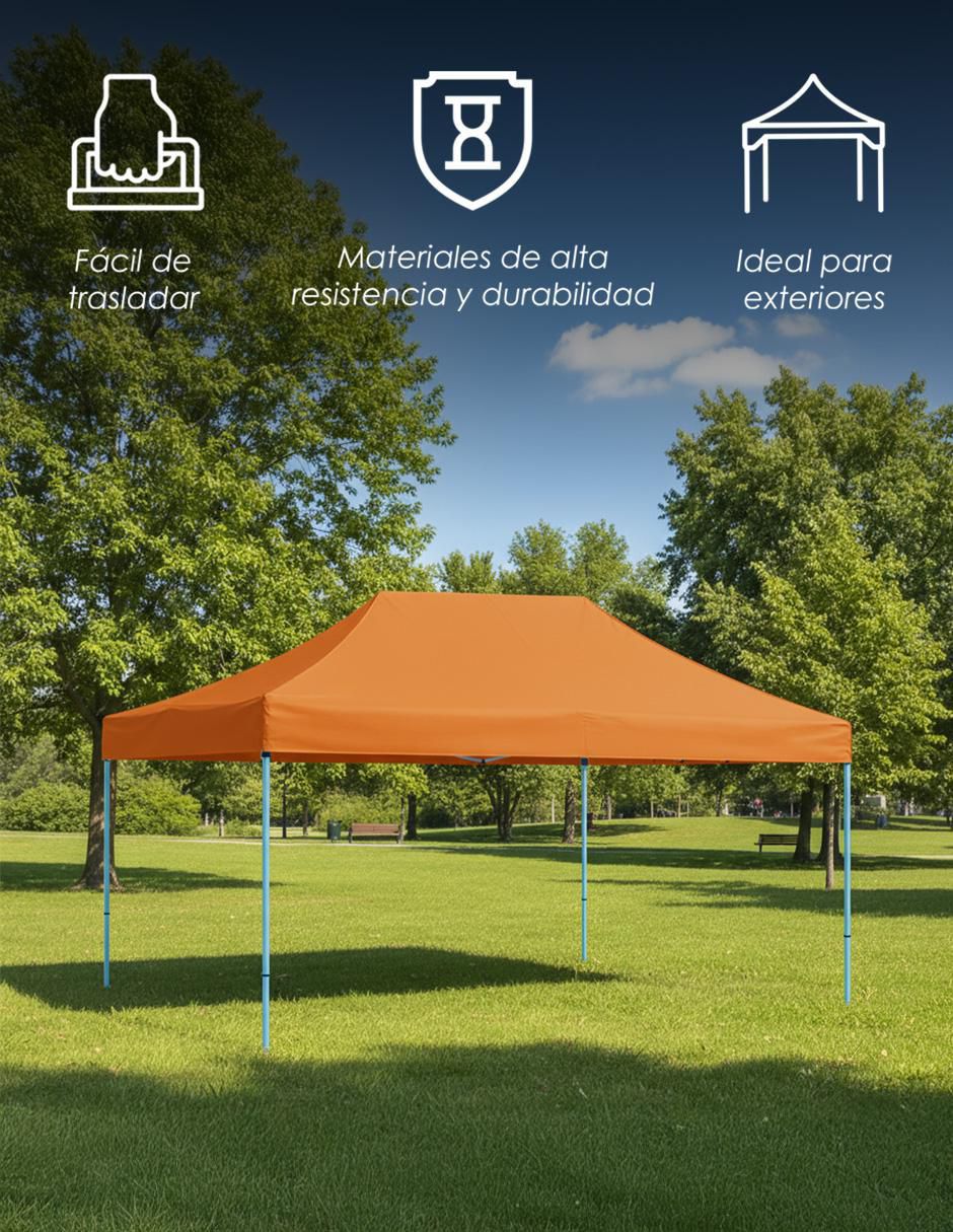 Carpa ancho 200 cm x largo 300 cm 2